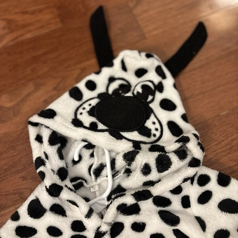 Dalmatian‎ Dog Costume Newborn - 6 Months Unisex Halloween Costume Dress Up Baby